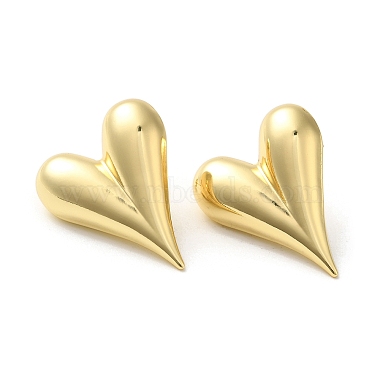 Brass Stud Earrings for Women(EJEW-M251-02G)-2