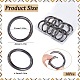 10Pcs Alloy Spring Gate Rings(FIND-SP0001-38B)-2