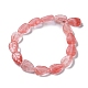 Cherry Quartz Glass Beads Strands(G-M418-A04-01)-3