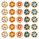 20Pcs 5 Colors Hollow Alloy Beads(ENAM-DC0001-41)-1