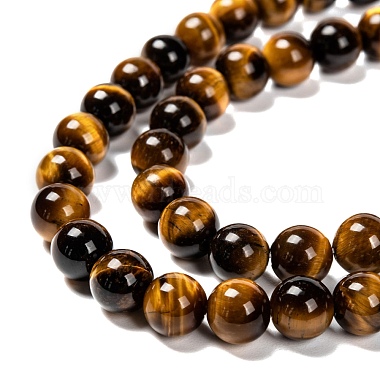 Natural Tiger Eye Beads Strands(X-G-J303-11-8mm)-3