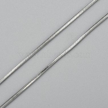 304 Stainless Steel Square Snake Chains Necklaces(NJEW-P170-01P-05)-2