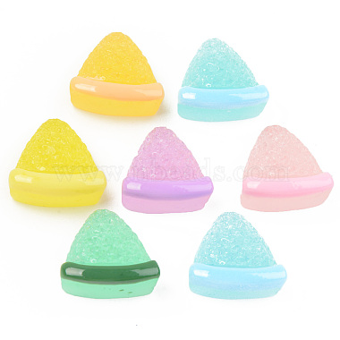 Mixed Color Hat Resin Cabochons