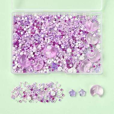 brins de perles de verre de styles mixtes(EGLA-FS0002-63E)-5