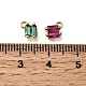 Brass Micro Pave Cubic Zirconia Charms(KK-K427-06G)-3