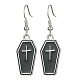 Gothic Style Pentagram/Coffin/Book Dangle Earrings for Women(EJEW-JE05299)-3