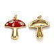 Autumn Theme Real 18K Gold Plated Brass Micro Pave Cubic Zirconia Pendants(ZIRC-L100-019G-G)-2