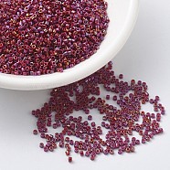 MIYUKI Delica Beads, Cylinder, Japanese Seed Beads, 11/0, (DB2275) Opaque Glazed Jujube, 1.3x1.6mm, Hole: 0.8mm, about 2000pcs/10g(X-SEED-J020-DB2275)