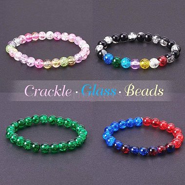 Spray Painted Crackle Glass Beads(CCG-PH0002-11)-7