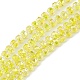 Transparent Electroplate Glass Beads Strands(EGLA-F153-AB01)-1