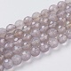 Natural Grey Agate Beads Strands(G-G580-6mm-08)-1