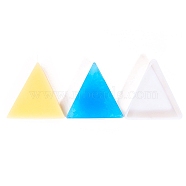 DIY Silicone Candle Molds, for Scented Candle Making, Triangle, 13.8x13.7x2.6cm(DIY-Q033-10C)