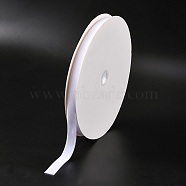 5/8 inch Single Face Velvet Ribbon, White, 5/8 inch(15.9mm), about 25yards/roll(22.86m/roll)(OCOR-R019-15.9mm-001)
