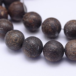 Natural Bronzite Beads Strands, Frosted, Round, 6mm, Hole: 1mm, about 63pcs/strand, 15.5 inch(G-D745-6mm)