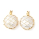 Natural Baroque Pearl Keshi Pearl Pendants(PALLOY-JF02136)-1