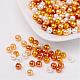 Caramel Mix Pearlized Glass Pearl Beads(HY-X006-4mm-02)-1
