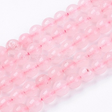 6mm MistyRose Round Rose Quartz Beads
