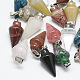 Natural & Synthetic Mixed Stone Pendants(G-T086-M)-1