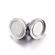 304 Stainless Steel Magnetic Clasps with Loops(X-STAS-F108-07P)-2