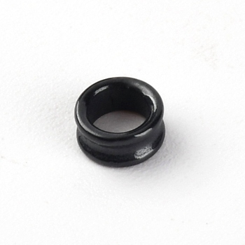 Porcelain Guides Ring, Fishing Accessory, Gunmetal, 6x3mm, Hole: 4mm
