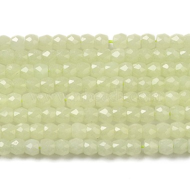 Yellow Green Round Synthetic Gemstone Beads