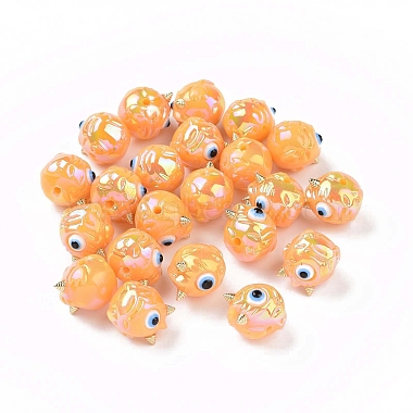 Orange Others Acrylic Beads
