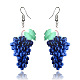 Acrylic & Alloy Dangle Earrings(WGEBD91-01)-1