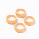 Spray Painted Alloy Cuff Rings(RJEW-T011-30F-RS)-1