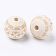 Unfinished Natural Wood European Beads(WOOD-S057-007B)-2