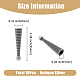 10Pcs Alloy Cord Ends(FIND-FH0009-40AS)-2