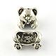 Bear Tibetan Style Alloy Combined Beads(TIBE-R310-03AS-RS)-1