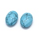 Kunsttürkisfarbenen Perlen(G-O175-15M)-2