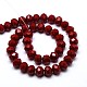 Opaque Solid Color Crystal Glass Rondelle Beads Strands(EGLA-F047A-10)-3