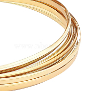 Half Round Brass Wire for Jewelry Making, Raw(Unplated), 4x1mm(CWIR-WH0003-02-A)