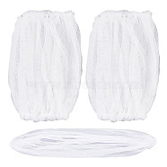 Detachable Polyester Wedding Dress Straps, Bridal Tulle Shoulder Straps, White, 976x130x3mm(AJEW-OC0004-84)