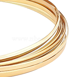 Half Round Brass Wire for Jewelry Making, Raw(Unplated), 4x1mm(CWIR-WH0003-02-A)