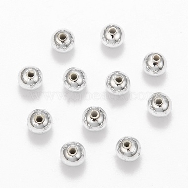 Perles rondes acryliques de placage en plastique(PACR-L003-8mm-S)-3