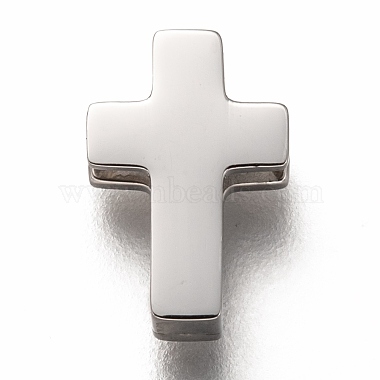 Stainless Steel Color Cross 304 Stainless Steel Slide Charms