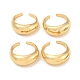 4Pcs Alloy Open Cuff Rings Kit for Women(RJEW-K260-05G)-2