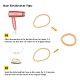 Plastic Telephone Cord Elastic Hair Ties(OHAR-Q044-21)-3