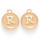 Golden Plated Alloy Enamel Charms(ENAM-S118-06R)-1