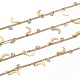 3.28 Feet Handmade Brass Curb Chains(X-CHC-I036-66G)-1