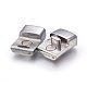304 Stainless Steel Magnetic Clasps with Glue-in Ends(STAS-E440-39P)-3