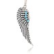 Antique Silver Plated Alloy Wing Big Pendants(ALRI-N019-03)-1