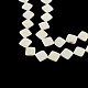 Rhombus Natural Sea Shell Beads Strands(SSHEL-F290-08A)-1