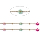 Flower Glass Beaded Chains(CHS-P016-42G)-2