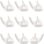 Porcelain Display Decorations, Hand, White, 8x4x4.5cm(DJEW-GA0001-01)