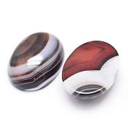 Natural Agate Cabochons, Dyed & Heated, Oval, 20x15x7mm(G-P215-12)