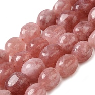 Natural Malaysia Jade Beads Strands, Faceted, Oval, Dyed and Heated, Salmon, 10.5~13x8.5~10x7~10mm, Hole: 1.2mm, about 31~32pcs/strand, 14.57''~15.16''(37~38.5cm)(G-I283-H01-02)