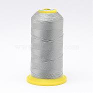 Nylon Sewing Thread, Silver, 0.6mm, about 300m/roll(NWIR-N006-01K-0.6mm)